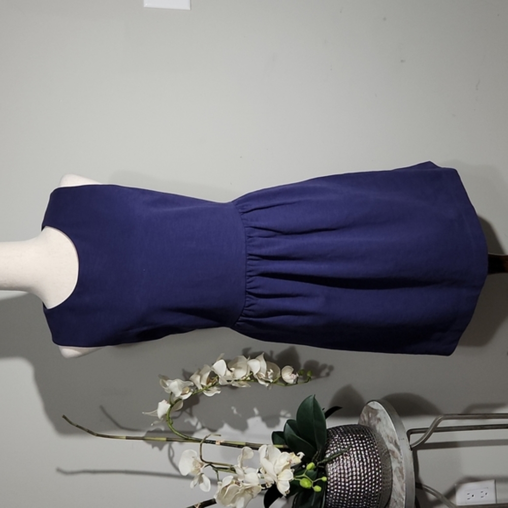 NWT J. Crew Navy Blue Sleeveless Fit and Flare Dress Size XL